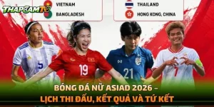 Bóng Đá Nữ ASIAD 2026 – Lịch Thi Đấu, Kết Quả Và Tứ Kết