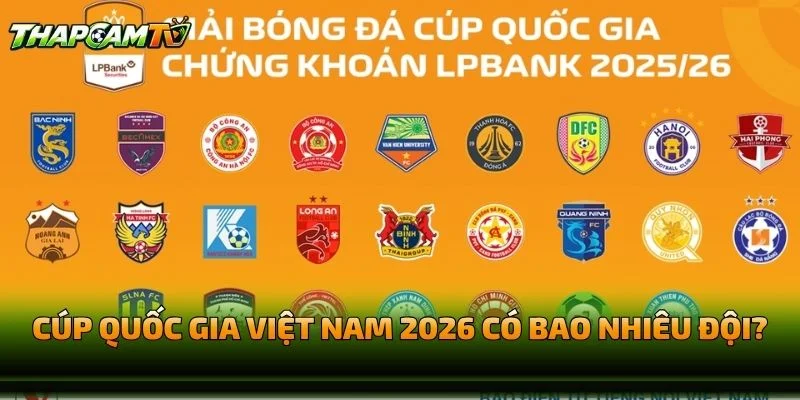 Cúp Quốc Gia Việt Nam 2026 Có Bao Nhiêu Đội?
