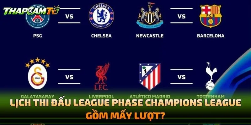 Lịch Thi Đấu League Phase Champions League Gồm Mấy Lượt?