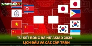 Tứ Kết Bóng Đá Nữ ASIAD 2026 – Lịch Đấu Và Các Cặp Trận